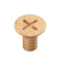 Wooden Hook in the Shape of a Screw 4