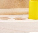 Wooden Lever Scale with Weights 6