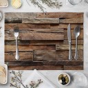 Wooden Pattern Placemat 8