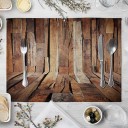 Wooden Pattern Placemat 14