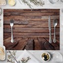 Wooden Pattern Placemat 15