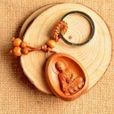 Wooden Pendant with Buddha 3