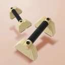 Wooden Push-Up Bars 20 cm Beech Parallel Bars for Home Exercise Push-Ups Calisthenics Strength Training Load Capacity 300 kg 2