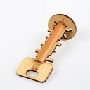 Wooden Puzzle in the Shape of a Key 6