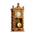 Wooden Retro Swing Clock with Pendulum DIY Kit Small Mechanical Model Manual Assembly Decoration for Children and Adults Creative Gift 2