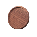 Wooden Round Coaster for Mug with Edge Diameter 8.8 cm Heat Resistant Mat for Tea and Coffee Wood Decorative Table Mat 3