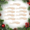 Wooden Sign Merry Christmas 10 pcs 2