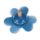 Wooden Spinning Top with Flower 8