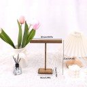 Wooden Stand for Bracelets and Watches 20.5 × 22.6 cm Desktop Jewellery Stand Wooden Organiser for Bracelets Chains 2