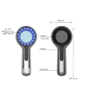 Woods lampa analyzator för hud 365 nm LED USB-C förstorning 1,5× linsdiameter 65 mm för huddiagnos 3