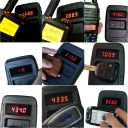 WOYO PL001 Remote Control Frequency Tester IR and RF Detection Range 10-1000 MHz with LED Display Black for Car Keys and Door Remotes 5