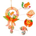 Wreath de Páscoa com Coelhos 4