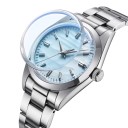Wristwatch Dial with Sand Effect Waterproof 100 m Case 36 mm Stainless Steel 316L Mineral Glass For Everyday Wear and Swimming 10