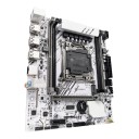 X99 Motherboard 216 x 190 mm with LGA 2011-3 Socket for Intel Xeon E5 V3 and V4 with 4 DDR4 Slots up to 128 GB and M.2 NVMe White without Processor 1