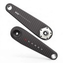 XCADEY VENTUS 15.5 cm Crankset with Power Meter Spider 5 Bolt 144 BCD 24 mm Axle Black for Cycling and Training 2