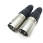 XLR 3-poliger Stecker/Buchse-Anschluss 2