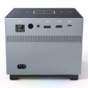 XNANO Projector 8K Decoding and Dolby Audio 14.4 x 14.4 x 12.4 cm Android 2 GB RAM and 16 GB ROM Wi-Fi 6 Voice Control Remote Home Cinema Grey 2