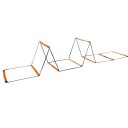 XXL koordinačný rebrík 8 m s 20 poli, profesionálny agility ladder s velcro slidery a taškou pre klubový športový tréning 3