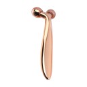 Y-formet metalmassageapparat til ansigt og krop. Løftende roterende kugler til reduktion af rynker. Afslappende massageværktøj til hele kroppen, 13 x 4,5 cm. 2