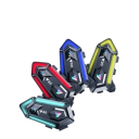 Y20 Motorrad-Gegensprechanlage mit hartem Mikrofon, Bluetooth 5.3, IPX6, wasserdicht, CVC8.0, automatische Anrufannahme, Akkulaufzeit bis zu 68 Stunden 2