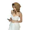 Y2K Retro Leopardí šátek na hlavu 62 cm Dámska módna pokrývka hlavy Teplý pohodlný párty doplnok pre ženy a dievčatá 4