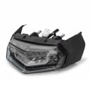 Yamaha Tenere 700 XTZ700 Motorcycle LED Tail Light Brake Light with Integrated Indicators 152 x 52 mm 12 V Smoked Lens for Motorcycle 6