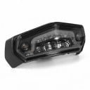Yamaha Tenere 700 XTZ700 Motorkerékpár LED hátsó lámpa Féklámpa integrált irányjelzőkkel 152 x 52 mm 12 V Füstös lencse 10