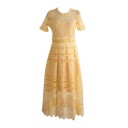 Yellow Lace Dress 2