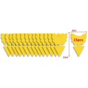 Yellow Sticky Traps for Fruit Flies 15 pcs Non-Toxic Adhesive Traps in Butterfly Shape Without Pesticides for Plants and Home 2