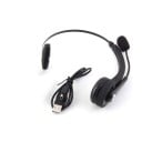 Yhden korvan puhelinheadset mikrofoni Langalliset kuulokkeet kiinteään puhelimeen RJ-liitin Plug and play Musta Toimistoon ja kotiin 5