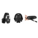 Yhkema P10 Series Tactical Shooting Headphones Ear Protection Active Noise Reduction Folding Design Adjustable Size Microphone 5