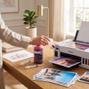 Yhteensopiva muste 250 ml Täydennussarja 2 ruiskulla Canonille, HP:lle ja Epsonille 301 302 304 305 Deskjet ja EcoTank 15