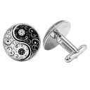 Yin og Yang manchetknapper T1347 1