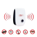 Υπερηχητικός απωθητής κουνουπιών για πρίζα ΕΕ Ηλεκτρονικός απωθητής εντόμων 22–65 kHz Εσωτερική χρήση LED ένδειξη Ξενοδοχείο Εστιατόριο Φάρμα Εργοστάσιο 4