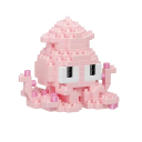Zabawna mini konstrukcja Ośmiornica 7 x 6 x 5,1 cm Oceaniczny podwodny świat Bloki cząsteczkowe Kreatywny edukacyjny model zwierzęcy Kompatybilna mała konstrukcja 1