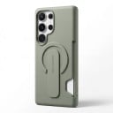 Zacht plastic hoesje voor Samsung Galaxy S26+ Met kaarthouder Glijdende vingerhouder Ondersteuning voor magnetisch opladen 15