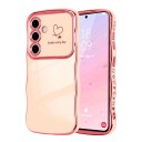Zachte hoes voor Samsung Galaxy S25 FE Met golvende randen en bescherming van de camera PC en TPU Flexibele hoes voor mobiel S25 FE 1