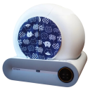 Záclona na kočičí toaletu s motivem koček a vzorů 25 cm kryt vstupu modrá pro automatickou kočičí toaletu domácí použití 1