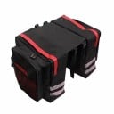 Zadná cyklistická taška 31,5 x 31,5 x 23 x 16 cm Nylon Vodoodolná Obojstranná taška na nosič bicykla 4