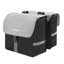 Zadná cyklistická taška 40 l 2x 36 x 17 x 34 cm PVC Oboustranná bočná taška na nosič bicykla Vodoodolná 1