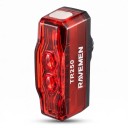 Zadné svetlo na bicykel RAVEMEN TR250 250 lm Brzdový senzor Automatické zapínanie Nabíjanie USB-C 3,6 x 2,5 x 5,7 cm Plast Červené S držiakom 1
