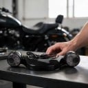 Zadní brzdová a směrová světla na motocykl s osvětlením SPZ 12V LED černý rámeček pro Harley-Davidson Street Glide Road Glide 2010–2022 4