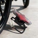 Zadnie LED światło na rower elektryczny ze wskaźnikami 36 V 48 V i 60 V Światło hamowania i pozycyjne 145 x 70 x 30 mm Plastik ABS Z uchwytem 4