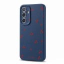 Zadný kryt na Samsung Galaxy A36 s potlačou čerešní Odolný Silikónový Chráni fotoaparát Zrnitá textura Nápis Cute Cherry Denné použitie 8