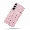 Zadný kryt s jemným puntíkom na Samsung Galaxy A57 Odolný Vystúpený rámček okolo objektívov Zrnitý povrch Kryté boky aj tlačidlá Na deň 2