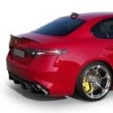 Zadný spoiler krídlo na víko kufra s lepiacou montážou bez vŕtania 126 cm z odolného ABS plastu pre Alfa Romeo Giulia Sedan 2015–2023 9