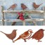 Záhradná kovová dekorácia vtáčik 1