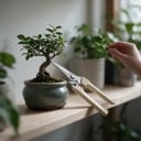 Záhradné nožnice s rovnými čepeľami 4 ks Špicaté nožnice 19,2 cm s kovovými čepeľami a béžovou protiskluzovou rukoväťou Na kvety a bylinky 3