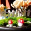 Zahradní dekorace - Zápich mini muchomůrka - 50 kusů 6