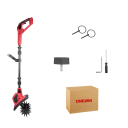 Zahradní kultivátor ONEVAN kypřič půdy hloubka 17 cm šířka 24 cm 18-21 V 4000 W 36000 ot/min červený plečka pro Makita 18 V bez baterie 2